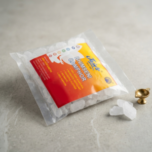 Jain's Bhimseni Camphor 250g – 100% Pure Natural Desi Kapoor for Puja and Home